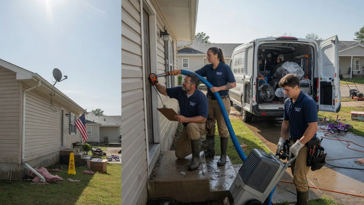 Ceiling Water Damage Restoration in Castle, OK near me